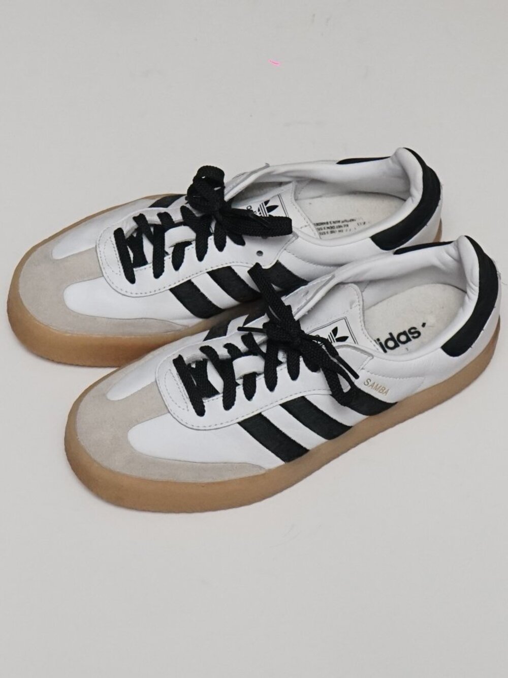 Adidas Samba Women’s Size 8.5 IG5744 White/Black/Gum Shoe Sneaker